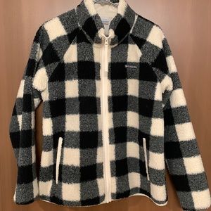 Plaid plush Fleece